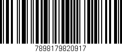 Código de barras (EAN, GTIN, SKU, ISBN): '7898179820917'