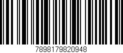 Código de barras (EAN, GTIN, SKU, ISBN): '7898179820948'