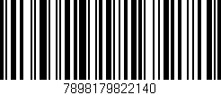 Código de barras (EAN, GTIN, SKU, ISBN): '7898179822140'