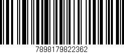 Código de barras (EAN, GTIN, SKU, ISBN): '7898179822362'