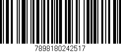 Código de barras (EAN, GTIN, SKU, ISBN): '7898180242517'