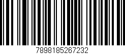 Código de barras (EAN, GTIN, SKU, ISBN): '7898185267232'