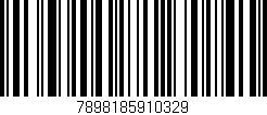 Código de barras (EAN, GTIN, SKU, ISBN): '7898185910329'