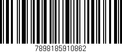 Código de barras (EAN, GTIN, SKU, ISBN): '7898185910862'