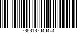 Código de barras (EAN, GTIN, SKU, ISBN): '7898187040444'