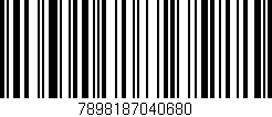 Código de barras (EAN, GTIN, SKU, ISBN): '7898187040680'