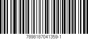 Código de barras (EAN, GTIN, SKU, ISBN): '7898187041359-1'