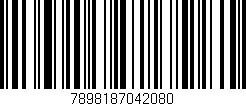 Código de barras (EAN, GTIN, SKU, ISBN): '7898187042080'
