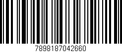 Código de barras (EAN, GTIN, SKU, ISBN): '7898187042660'
