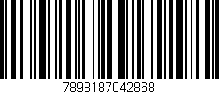 Código de barras (EAN, GTIN, SKU, ISBN): '7898187042868'
