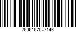 Código de barras (EAN, GTIN, SKU, ISBN): '7898187047146'