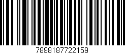Código de barras (EAN, GTIN, SKU, ISBN): '7898187722159'