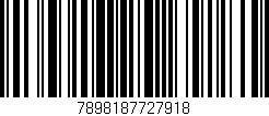 Código de barras (EAN, GTIN, SKU, ISBN): '7898187727918'