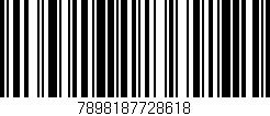 Código de barras (EAN, GTIN, SKU, ISBN): '7898187728618'