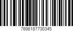 Código de barras (EAN, GTIN, SKU, ISBN): '7898187730345'