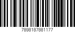 Código de barras (EAN, GTIN, SKU, ISBN): '7898187881177'