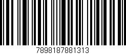 Código de barras (EAN, GTIN, SKU, ISBN): '7898187881313'