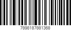 Código de barras (EAN, GTIN, SKU, ISBN): '7898187881368'