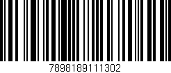 Código de barras (EAN, GTIN, SKU, ISBN): '7898189111302'