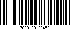 Código de barras (EAN, GTIN, SKU, ISBN): '7898189123459'