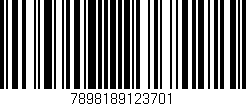 Código de barras (EAN, GTIN, SKU, ISBN): '7898189123701'