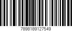 Código de barras (EAN, GTIN, SKU, ISBN): '7898189127549'