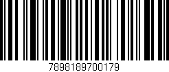 Código de barras (EAN, GTIN, SKU, ISBN): '7898189700179'