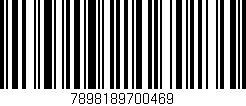 Código de barras (EAN, GTIN, SKU, ISBN): '7898189700469'