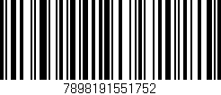 Código de barras (EAN, GTIN, SKU, ISBN): '7898191551752'
