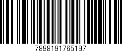Código de barras (EAN, GTIN, SKU, ISBN): '7898191765197'