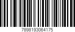 Código de barras (EAN, GTIN, SKU, ISBN): '7898193064175'