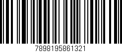 Código de barras (EAN, GTIN, SKU, ISBN): '7898195861321'