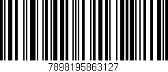 Código de barras (EAN, GTIN, SKU, ISBN): '7898195863127'