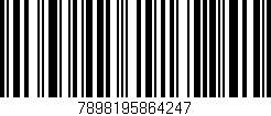 Código de barras (EAN, GTIN, SKU, ISBN): '7898195864247'