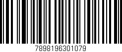 Código de barras (EAN, GTIN, SKU, ISBN): '7898196301079'