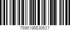 Código de barras (EAN, GTIN, SKU, ISBN): '7898196630627'