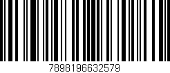 Código de barras (EAN, GTIN, SKU, ISBN): '7898196632579'