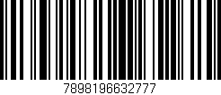 Código de barras (EAN, GTIN, SKU, ISBN): '7898196632777'