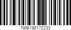 Código de barras (EAN, GTIN, SKU, ISBN): '7898198172233'