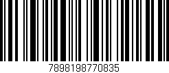 Código de barras (EAN, GTIN, SKU, ISBN): '7898198770835'