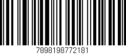 Código de barras (EAN, GTIN, SKU, ISBN): '7898198772181'