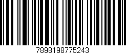 Código de barras (EAN, GTIN, SKU, ISBN): '7898198775243'
