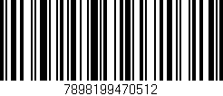 Código de barras (EAN, GTIN, SKU, ISBN): '7898199470512'