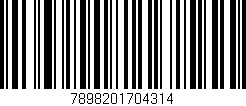 Código de barras (EAN, GTIN, SKU, ISBN): '7898201704314'