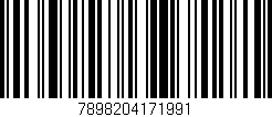 Código de barras (EAN, GTIN, SKU, ISBN): '7898204171991'