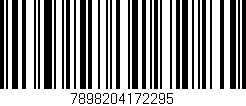 Código de barras (EAN, GTIN, SKU, ISBN): '7898204172295'