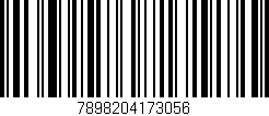 Código de barras (EAN, GTIN, SKU, ISBN): '7898204173056'