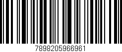 Código de barras (EAN, GTIN, SKU, ISBN): '7898205966961'