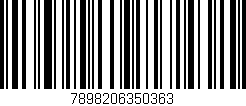 Código de barras (EAN, GTIN, SKU, ISBN): '7898206350363'
