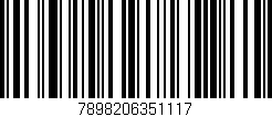 Código de barras (EAN, GTIN, SKU, ISBN): '7898206351117'